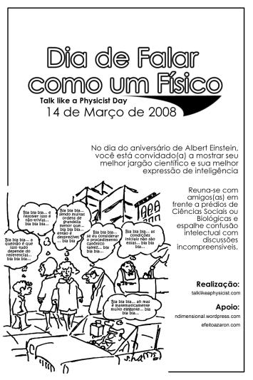 dia de falar como fisico