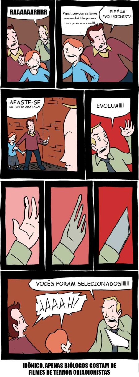 evolu��o criacionismo cartoon