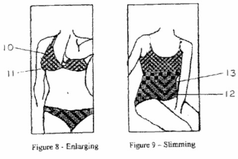 estampa com ilusão invenção de uma roupa com ilusão de óptica